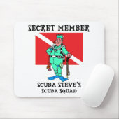 Tapis De Souris SCAPHANDRE secret Steve de membre (Avec souris)