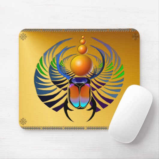 Tapis De Souris Scarabée Mousepad (Avec souris)