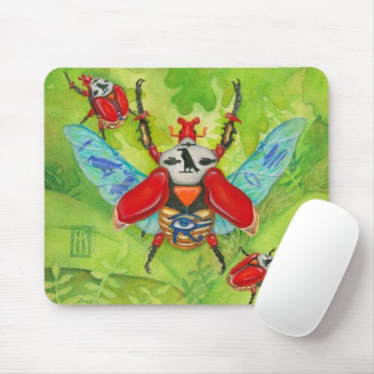 Tapis De Souris Scarabées sacrés (Avec souris)
