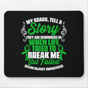Tapis De Souris Scars Raconter l'histoire Traumatisme Brain Brain