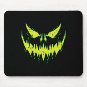 Tapis De Souris Scary Pumkin Jack O Lantern Face Halloween Men Bo