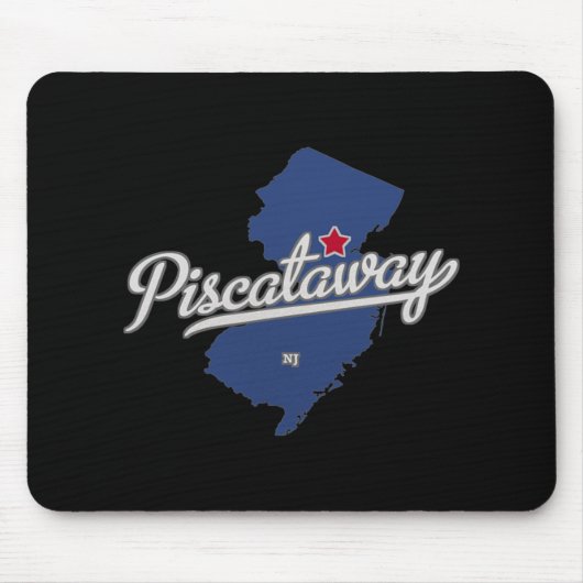 Tapis De Souris Scataway New Jersey Nj Map (Devant)