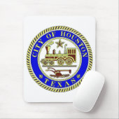 Tapis De Souris Sceau de Houston (Avec souris)