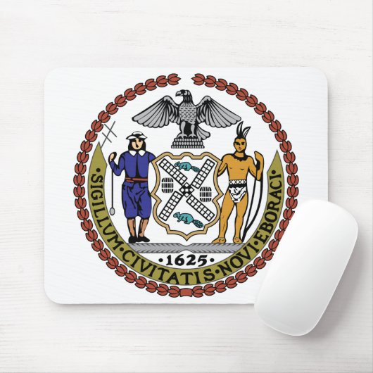 Tapis De Souris Sceau de New York (Avec souris)