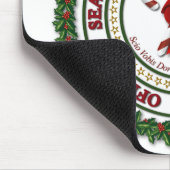 Tapis De Souris Sceau du bureau du Père Noël Mousepad (Coin)