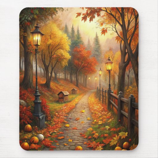 Tapis De Souris Scène automne (Devant)