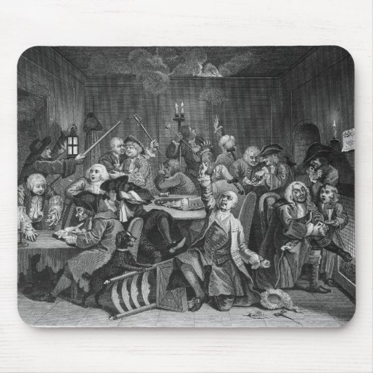 Tapis De Souris Scène dans une Chambre de jeu (Devant)