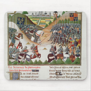 Tapis De Souris Scène de bataille f.183 du franc 2691, par Jehan