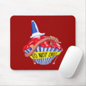 Tapis De Souris Scène de crime Cupcake Mousepad (Avec souris)