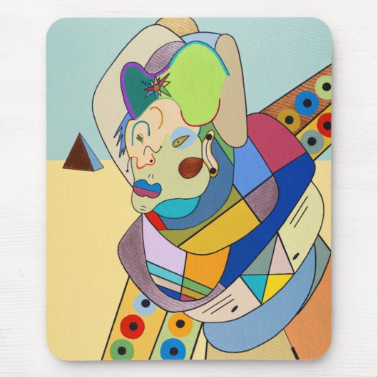 Tapis De Souris "Scène de désert" par Ruchell Alexandre (Devant)