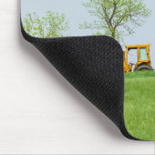 Tapis De Souris Scène De Grange Avec Tracteur (Coin)