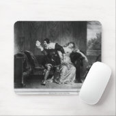 Tapis De Souris Scène de la lettre du cousin (Avec souris)