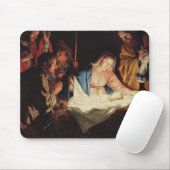 Tapis De Souris Scène de la Nativité (Avec souris)