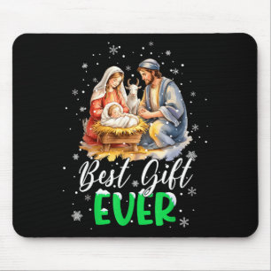 Tapis De Souris Scène de la Nativité de Jésus Cool Noël chrétien E