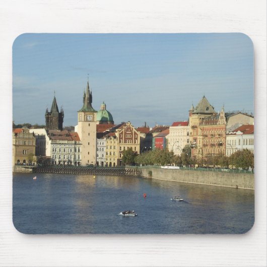 Tapis De Souris Scène de l'eau de Prague Mousepad (Devant)