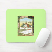 Tapis De Souris Scène de Noël (Avec souris)