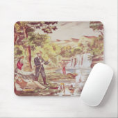 Tapis De Souris Scène de pêche (Avec souris)