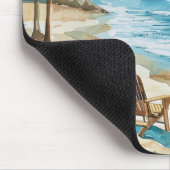 Tapis De Souris Scène de plage (Coin)