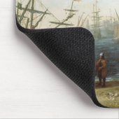 Tapis De Souris Scène de port (Coin)