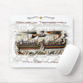 Tapis De Souris Scène de tapisserie de Bayeux (Avec souris)