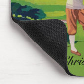 Tapis De Souris Scene de Vintage Style Highlands (Coin)