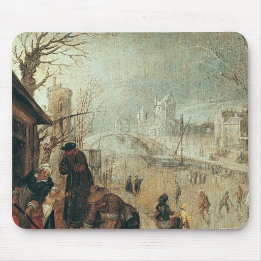 Tapis De Souris Scène d'hiver (Devant)