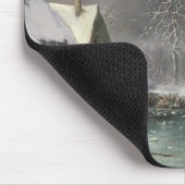Tapis De Souris Scène d'hiver (Coin)