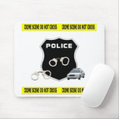 Tapis De Souris Scène du crime (Avec souris)
