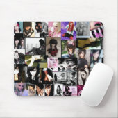 Tapis De Souris SCÈNE ET EMO GIRLLz (Avec souris)
