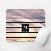 Tapis De Souris Scène monogramme (Avec souris)