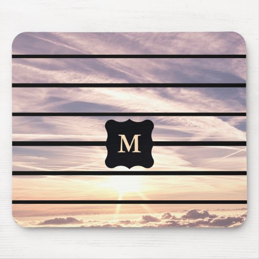 Tapis De Souris Scène monogramme (Devant)