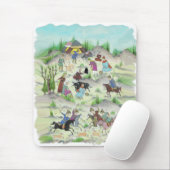 Tapis De Souris Scène persane de guerre (Avec souris)