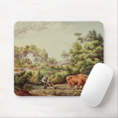 Tapis De Souris Scènes américaines de ferme (Avec souris)