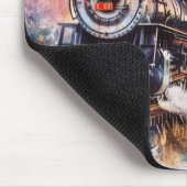 Tapis De Souris Scenic Landscape with Train (Coin)