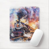 Tapis De Souris Scenic Landscape with Train (Avec souris)