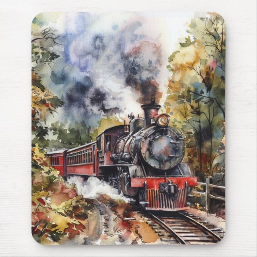 Tapis De Souris Scenic Landscape with Train (Devant)