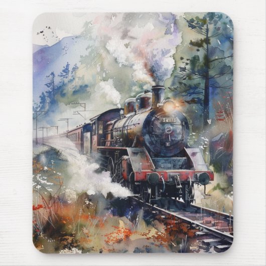 Tapis De Souris Scenic Landscape with Train (Devant)