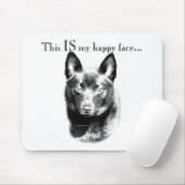 Tapis De Souris Schipperke Joyeux Visage (Avec souris)