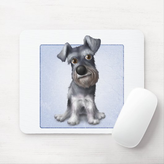 Tapis De Souris Schnauzer (Avec souris)