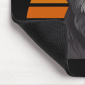 Tapis De Souris Schnauzer Coucher Rétro (Coin)