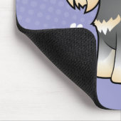 Tapis De Souris Schnauzer de bande dessinée (Coin)