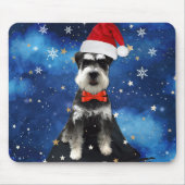 Tapis De Souris Schnauzer de Noël (Devant)