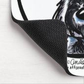 Tapis De Souris Schnauzer de poivre de sel IAAM (Coin)