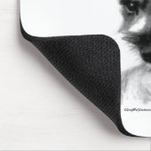 Tapis De Souris Schnauzer Happy Face (Coin)