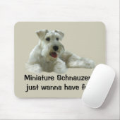 Tapis De Souris Schnauzer miniature Mousepad (Avec souris)
