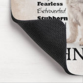 Tapis De Souris Schnauzer Traits Pad Souris (Coin)