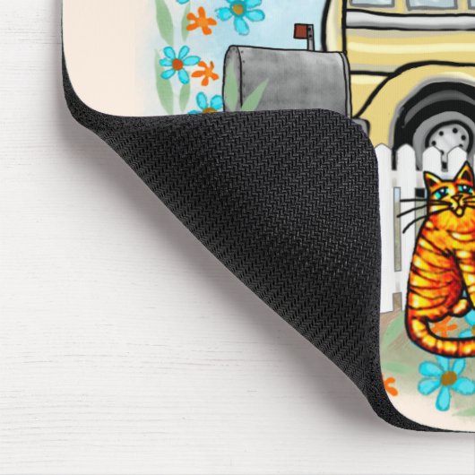 Tapis De Souris School Bus Day  custom namev (Coin)