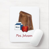 Tapis De Souris School Lunch Personalized Teacher Gift Mouse Pad (Avec souris)