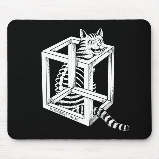 Tapis De Souris Schrodinger le chat (Devant)