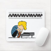 Tapis De Souris Schroeder Charlie Musique Brown (Avec souris)